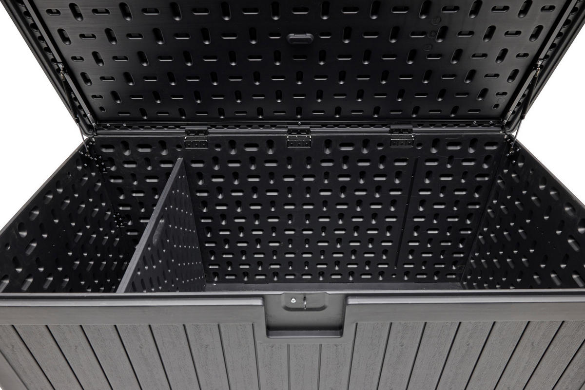  KISSENBOX 140/71,5/72 cm Kunststoff Anthrazit  - Anthrazit, Design, Kunststoff (140/71,5/72cm) - Ambia Garden
