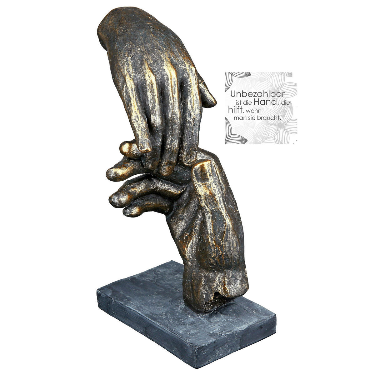 SKULPTUR - Cognac, Basics, Kunststoff (13/21/7cm)