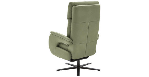 RELAXSESSEL in Textil Hellgrün - Schwarz/Hellgrün, Design, Textil/Metall (70/117/85cm) - Dieter Knoll