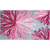 BADTEPPICH Grau, Rosa 60/100 cm  - Rosa/Grau, Basics, Kunststoff/Textil (60/100cm) - Grund