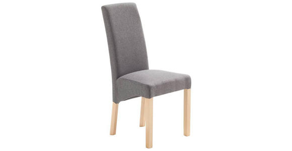 STUHL Webstoff Hellbraun, Sonoma Eiche - Hellbraun/Sonoma Eiche, KONVENTIONELL, Holz/Textil (47/102/57cm) - Carryhome