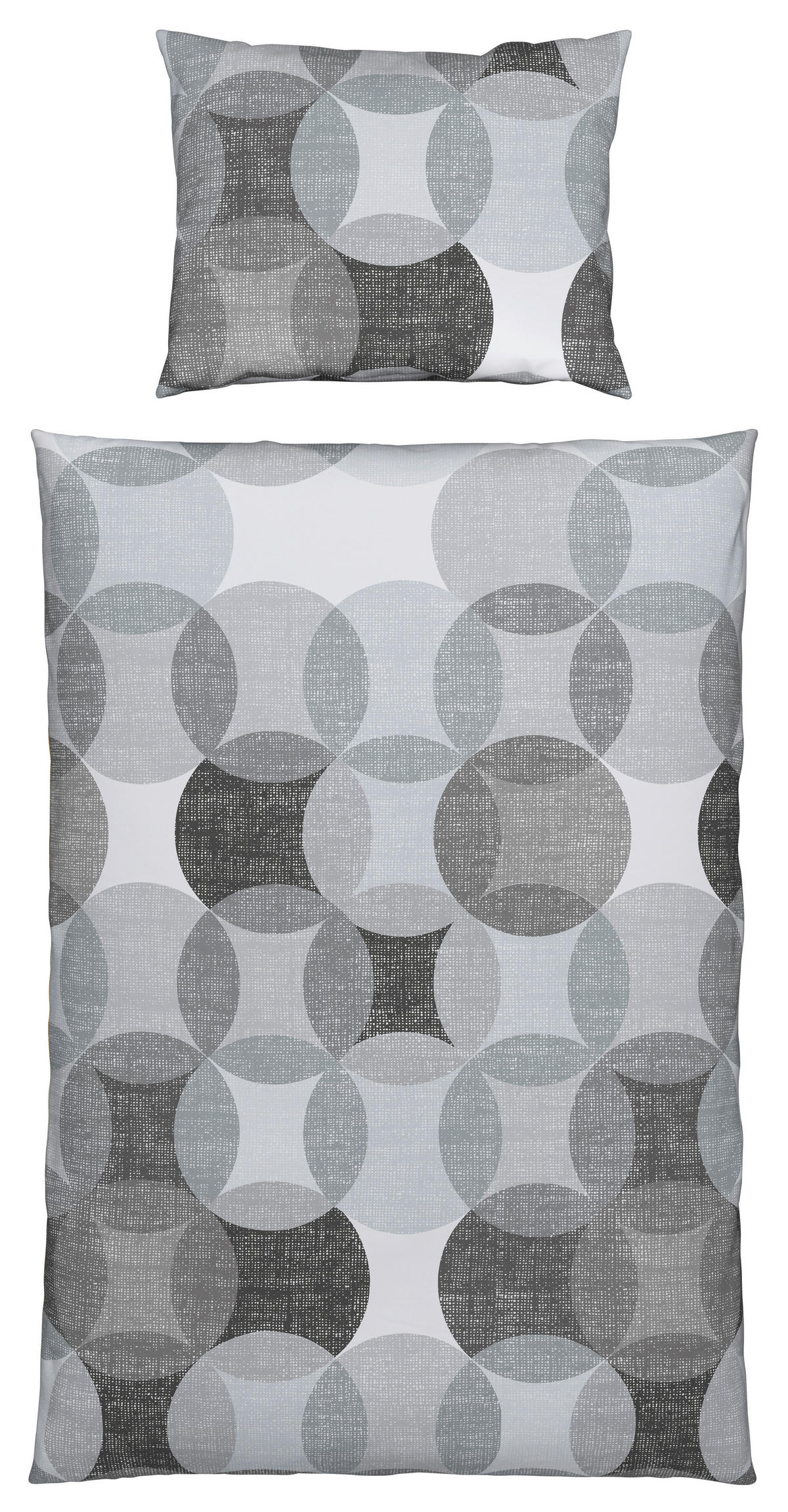 POSTEĽNÁ BIELIZEŇ, flanel, antracitová, 140/200 cm - antracitová, Konventionell, textil (140/200cm) - Novel
