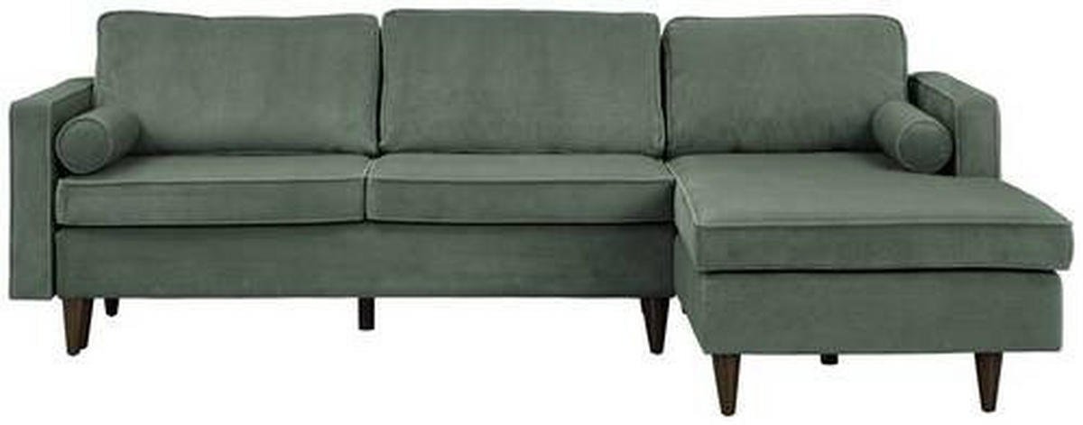 Freisteller von Livetastic ECKSOFA Grün Cord.