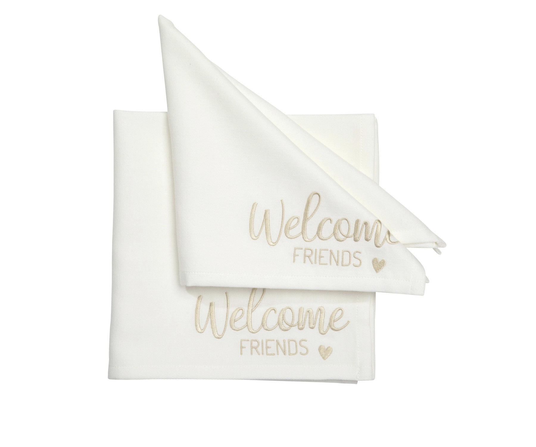 SERVIETTE 40/40 cm   - Weiß, Basics, Textil (40/40cm) - Pichler