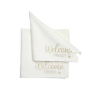 SERVIETTE 40/40 cm   - Weiß, Basics, Textil (40/40cm) - Pichler