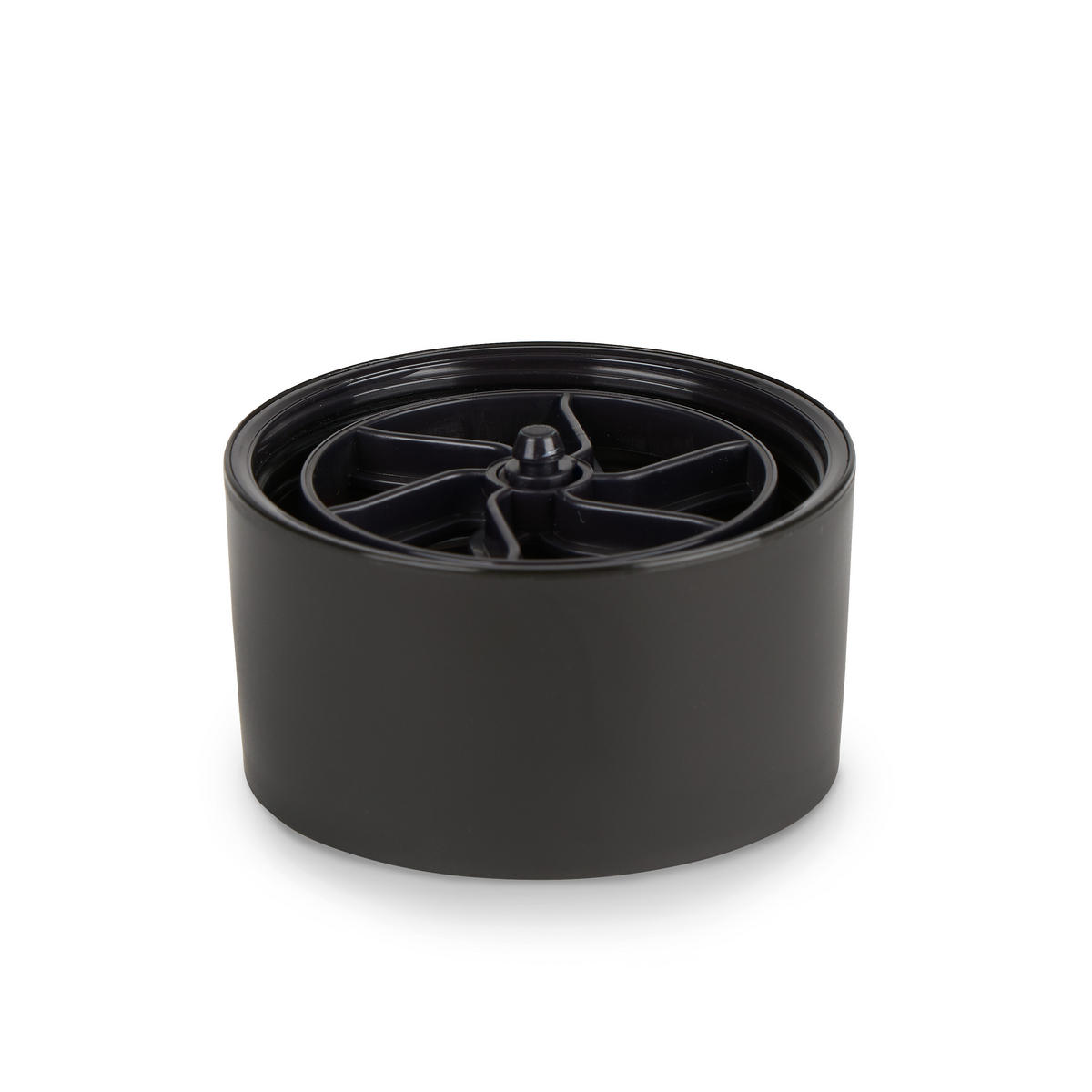 THERMOBECHER TRAVEL MUG COMPACT 0,3 L  - Schwarz, Basics, Kunststoff/Metall (7,2/15cm) - Emsa