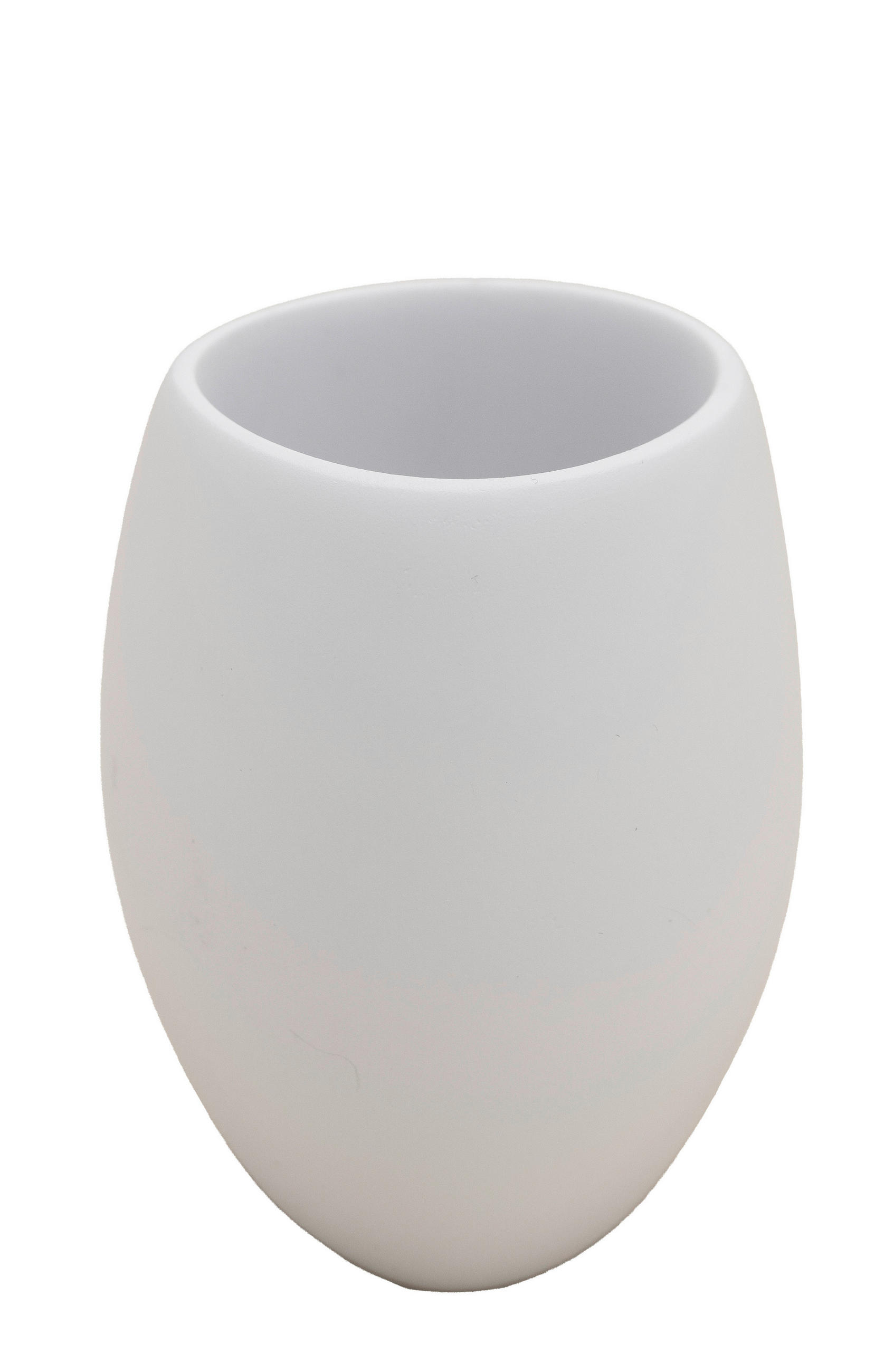ZAHNPUTZBECHER Kunststoff  - Weiß, Basics, Kunststoff (7,5/10,5/7,5cm) - Sadena