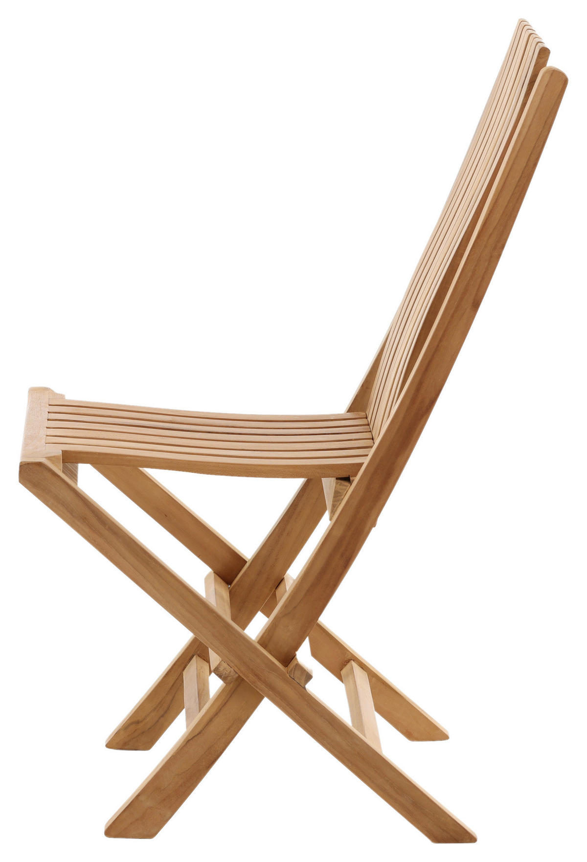 GARTENKLAPPSESSEL in Holz Teakfarben  - Teakfarben, KONVENTIONELL, Holz (43/98/47cm) - Gardenson