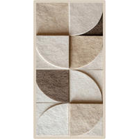 AKUSTIKBILD Abstraktes Multicolor 120/60 cm  - Multicolor, Basics, Naturmaterialien/Holz (120/60cm) - Euroart