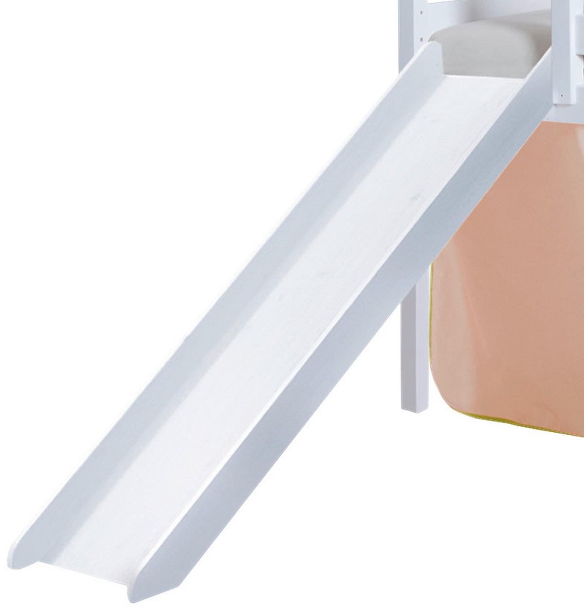 SPIELBETT Kiefer massiv 90/200 cm Grün, Weiß, Beige  - Beige/Weiß, Natur, Holz (90/200cm) - MID.YOU