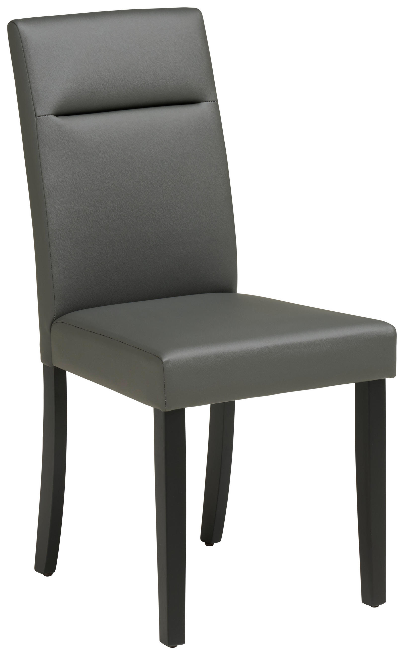 STUHL     Schwarz, Dunkelgrau  - Dunkelgrau/Schwarz, Basics, Holz (57/96/44cm) - Livetastic