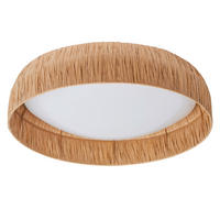 LED-DECKENLEUCHTE 50/13 cm   - Braun, Natur, Naturmaterialien/Metall (50/13cm) - Ledvance