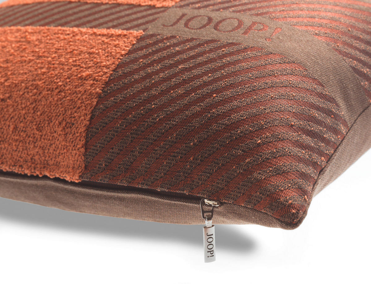 KISSENHÜLLE J!Modern 40/40 cm  - Rotbraun/Braun, Basics, Textil (40/40cm) - Joop!