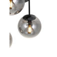 HÄNGELEUCHTE 42/59,5 cm  - Schwarz, Trend, Glas/Metall (42/59,5cm) - Novel