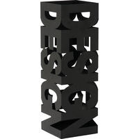 SCHIRMSTÄNDER - Schwarz, Design, Metall (16/48/16cm)