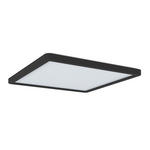 LED-DECKENLEUCHTE 29,3/29,3/2,8 cm   - Schwarz, Basics, Kunststoff (29,3/29,3/2,8cm) - Novel