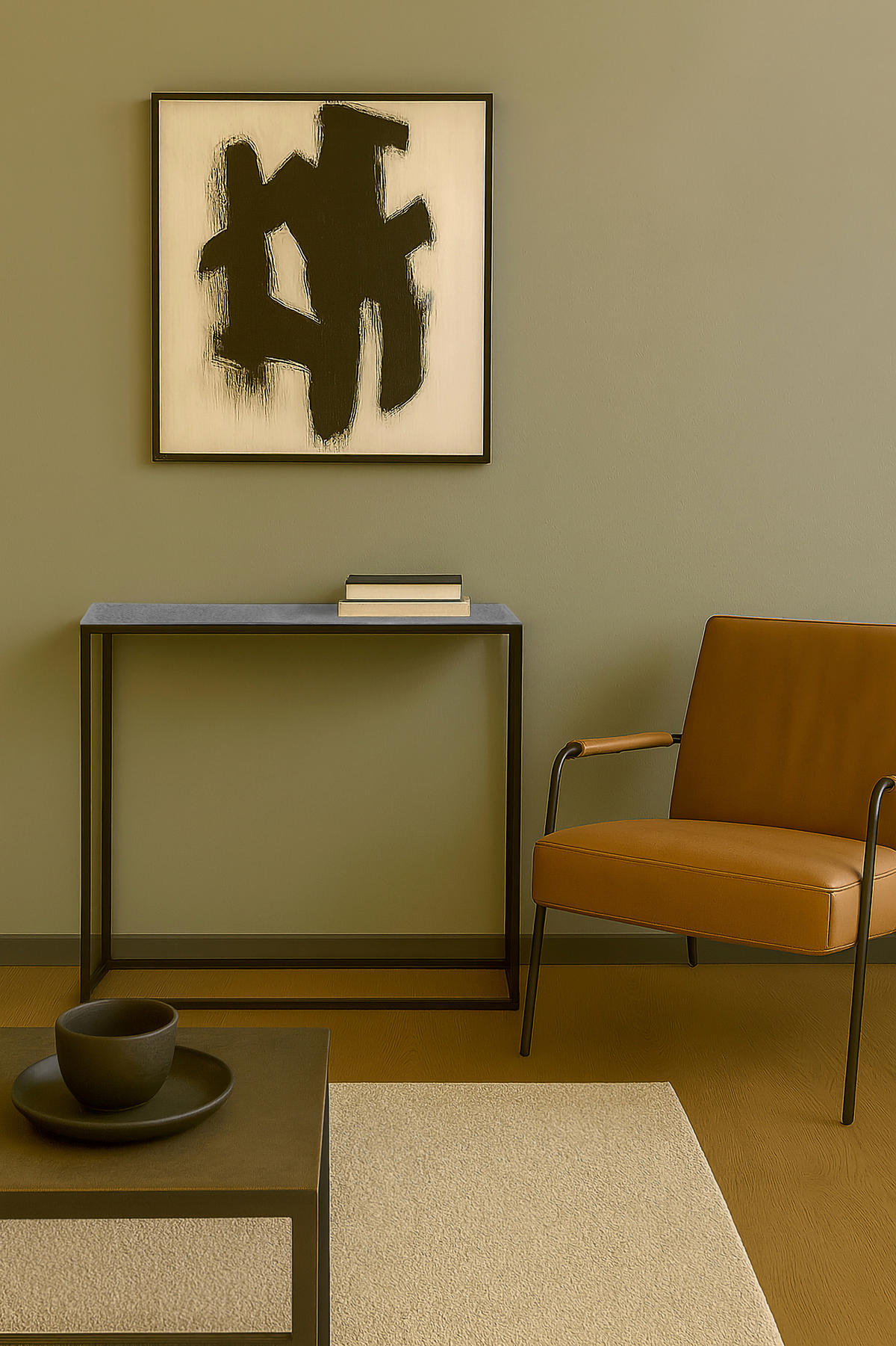 KONSOLENTISCH Schwarz, Silberfarben  - Silberfarben/Schwarz, Design, Metall (80/27/80cm) - Boxxx