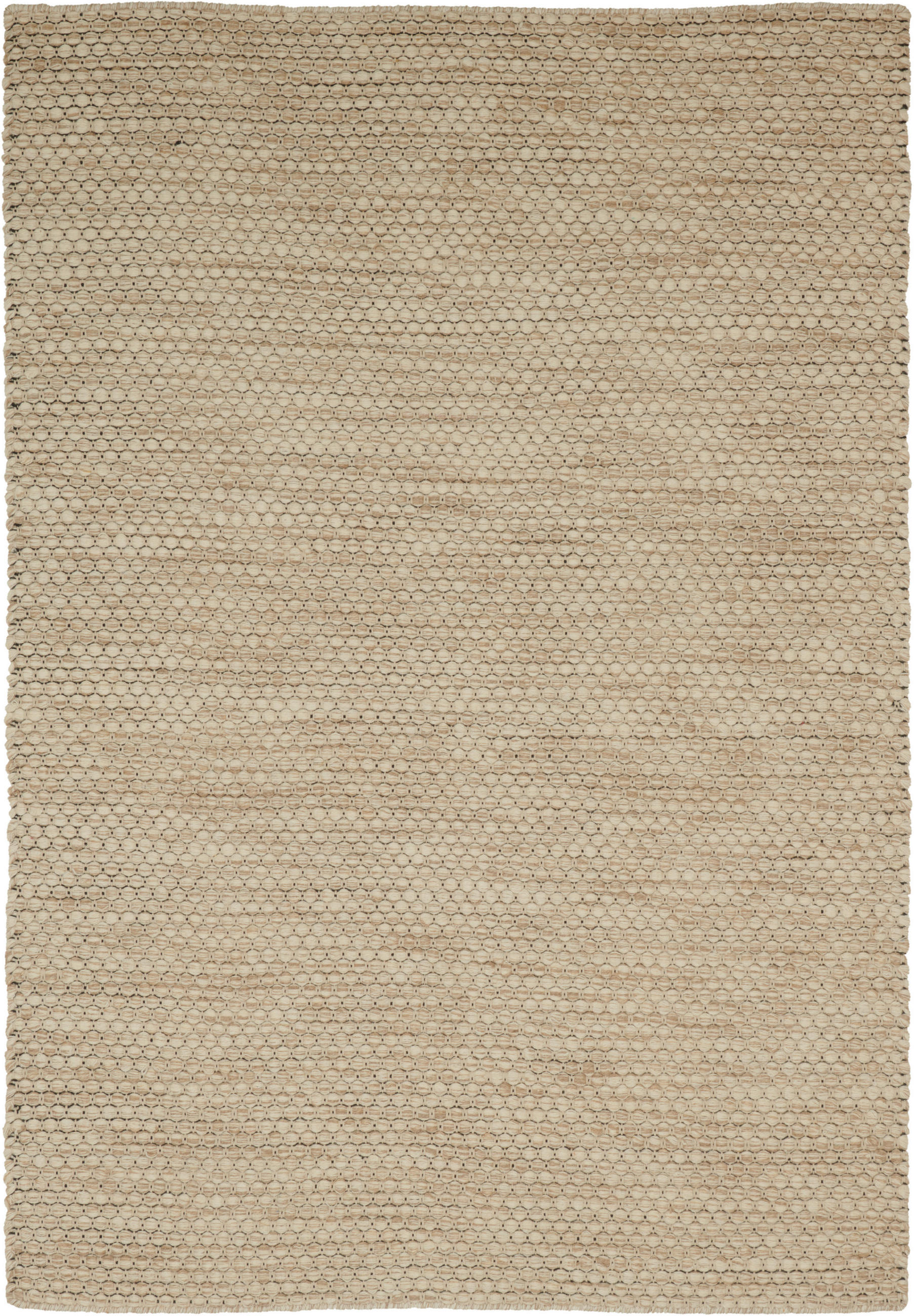 HANDWEBTEPPICH 60/120 cm Happy Weiß  - Weiß, KONVENTIONELL, Textil (60/120cm) - Boxxx