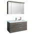 BADEZIMMER - Graphitfarben, Design, Glas/Holzwerkstoff (110/200/85cm) BADEZIMMER - Graphitfarben, Design, Glas/Holzwerkstoff (110/200/85cm)