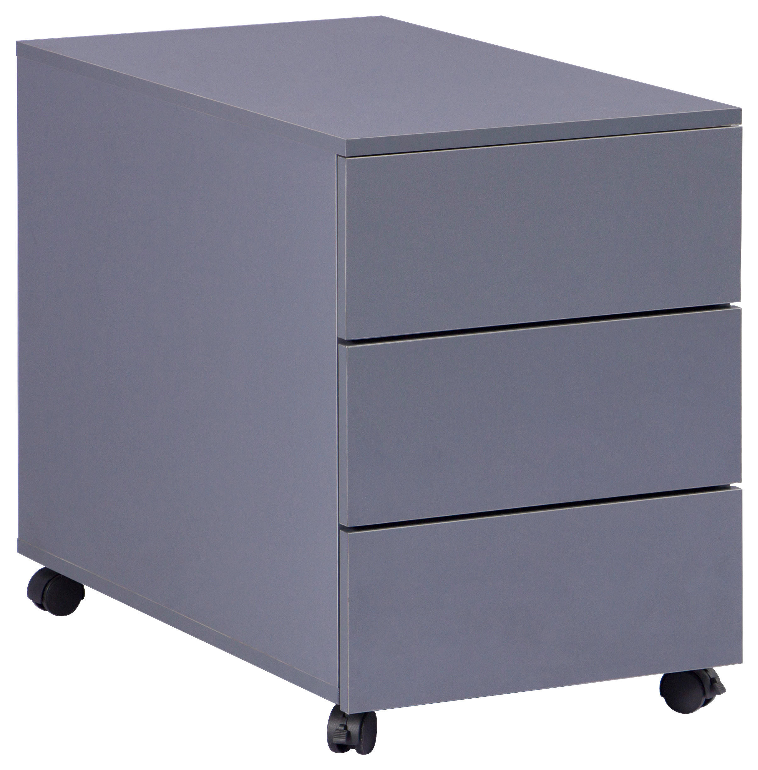 ROLLCONTAINER 39/55/70 cm  - Grau, MODERN, Holzwerkstoff/Kunststoff (39/55/70cm) - Livetastic