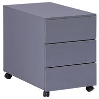ROLLCONTAINER 39/55/70 cm  - Grau, MODERN, Holzwerkstoff/Kunststoff (39/55/70cm) - Livetastic