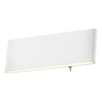 Aplică De Perete Cu Led - alb, Basics, plastic/metal (22.5/8cm)