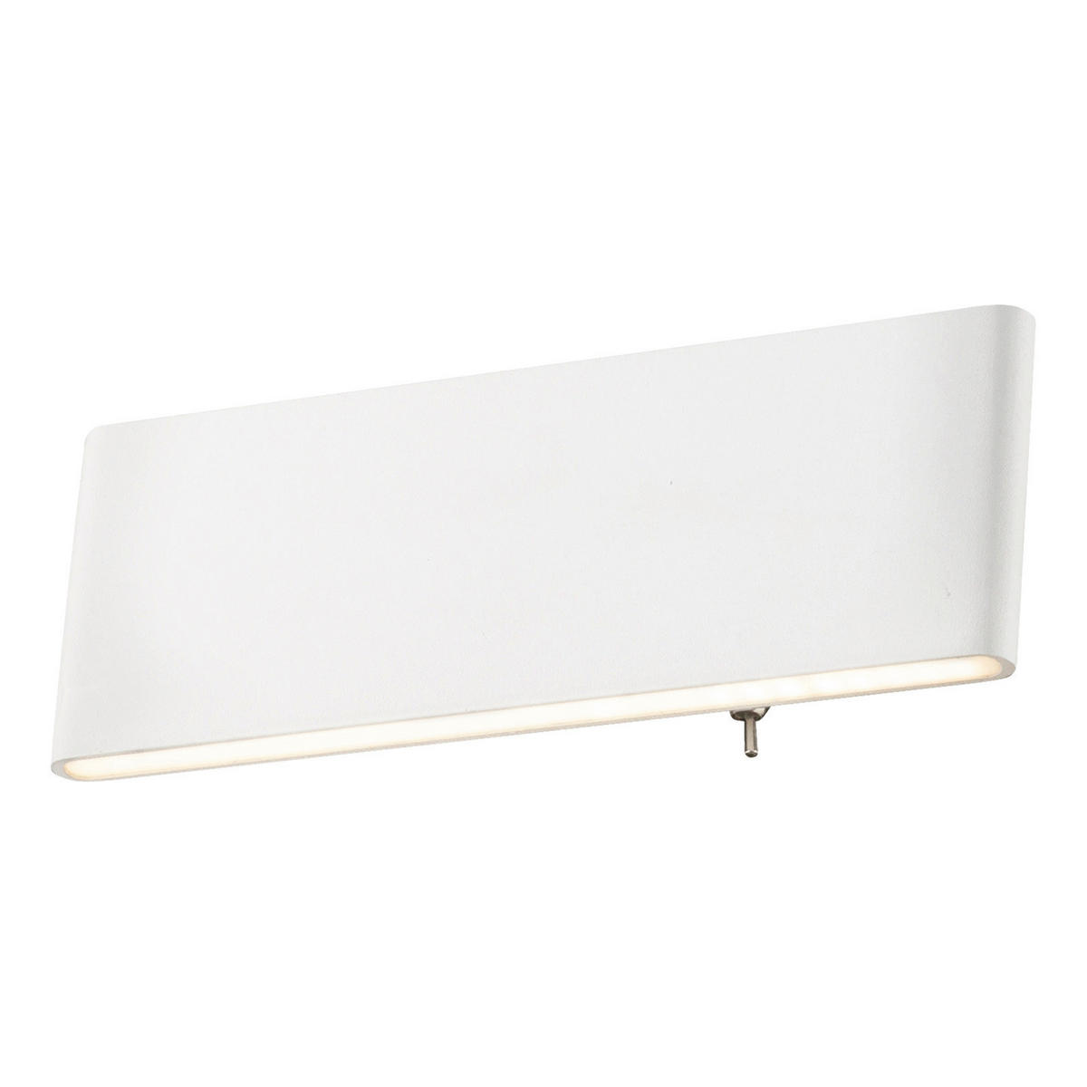 Aplică De Perete Cu Led - alb, Basics, plastic/metal (22.5/8cm)