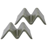 SERVIERSCHALENSET Streat Food  - Grün, Basics, Keramik (14,5/10,5cm) - Creatable