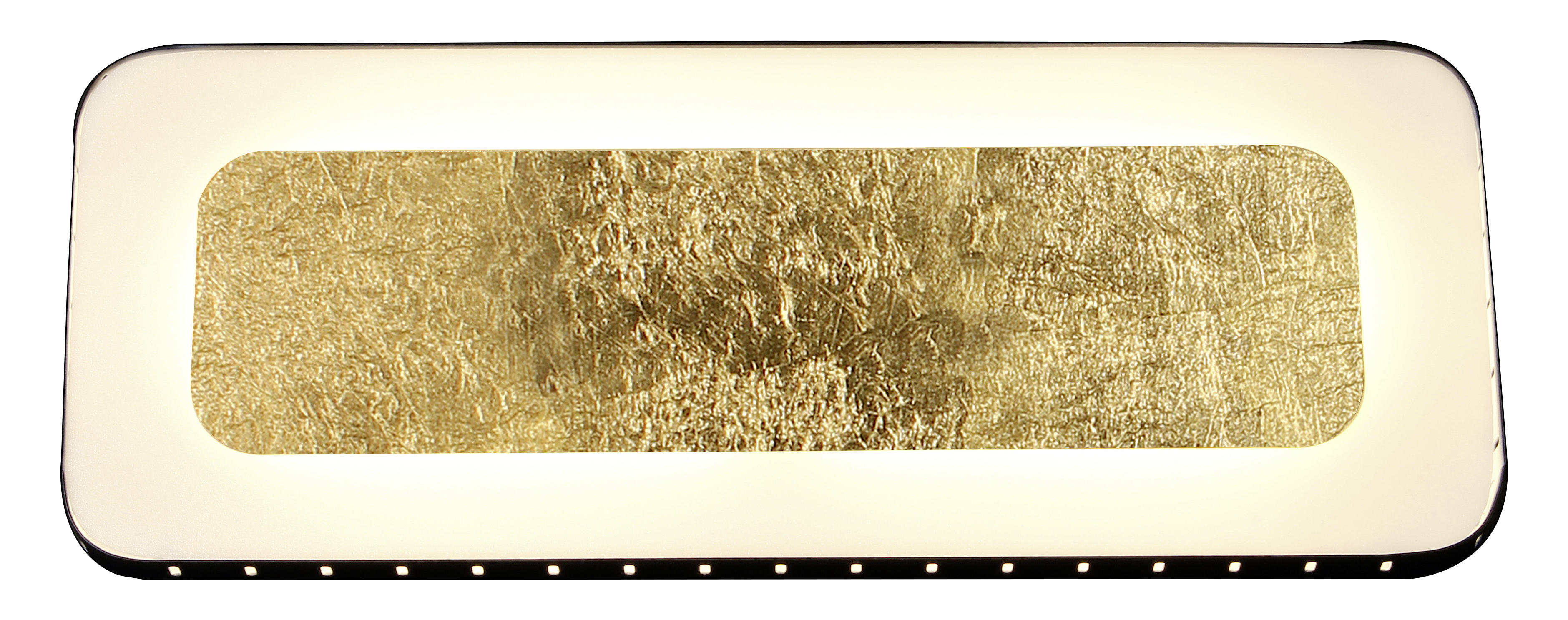 LED-WANDLEUCHTE 30/12/4,5 cm   - Goldfarben/Schwarz, Design, Metall (30/12/4,5cm)