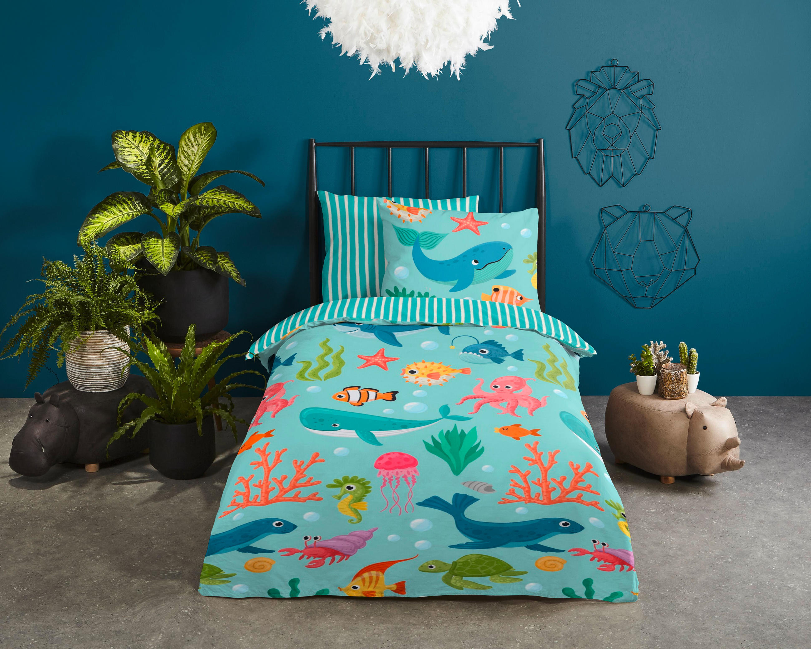 KINDERBETTWÄSCHE 140/200 cm  - Multicolor, Trend, Textil (140/200cm)