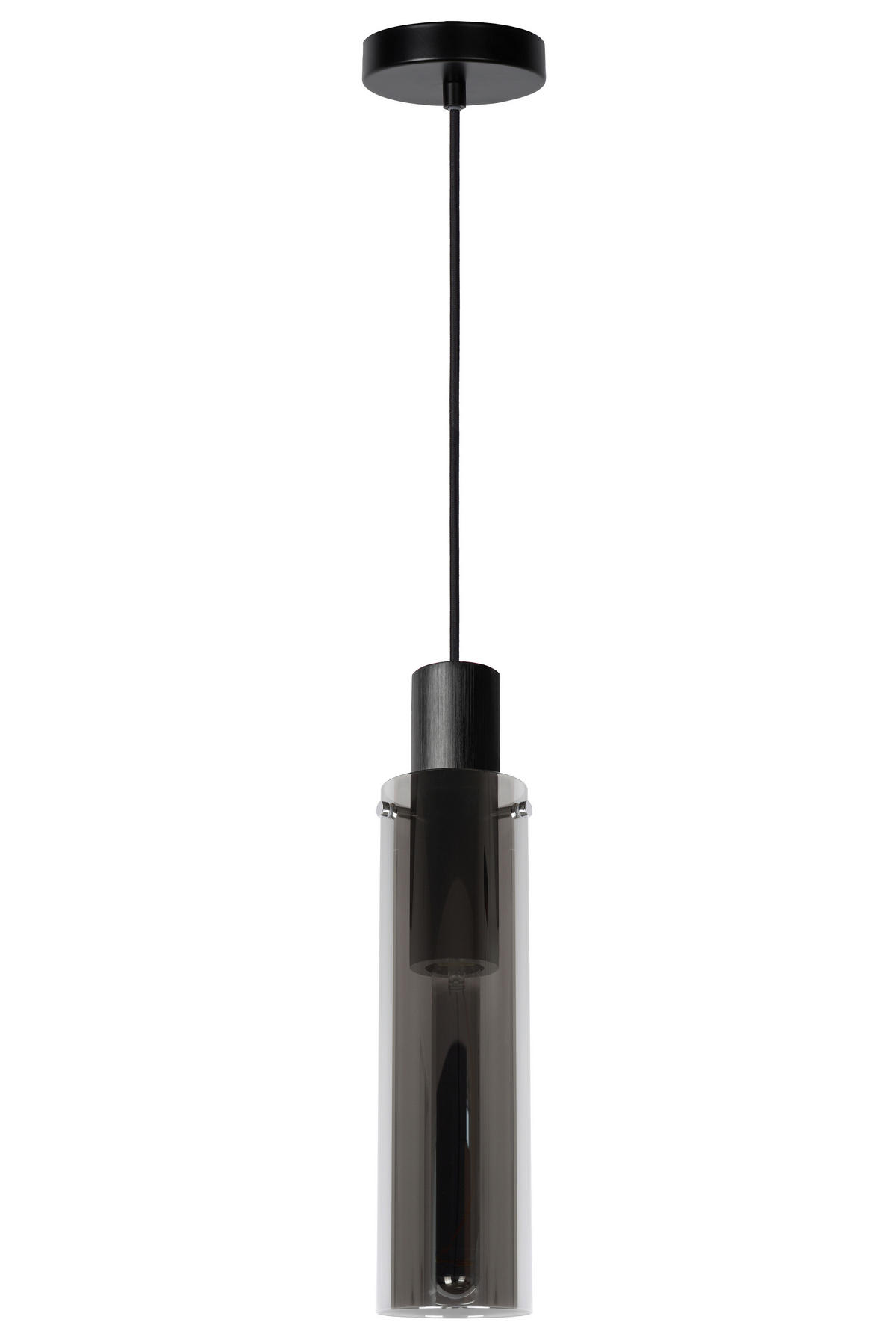 PENDELLEUCHTE Orlando 10/10/172 cm   - Hellgrau, Design, Glas (10/10/172cm) - Lucide