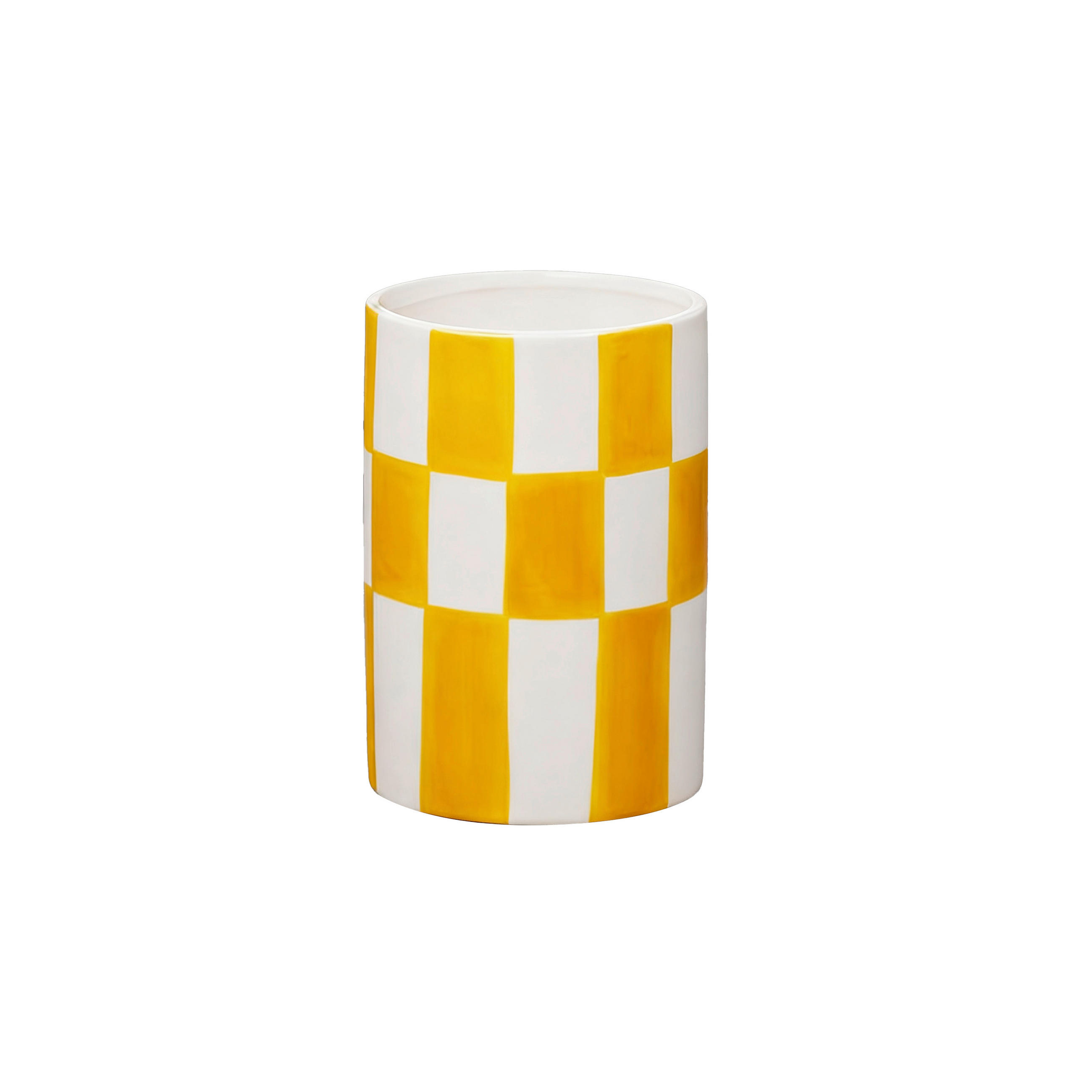 VASE 16 cm  - Orange/Weiß, Design, Keramik (11/16cm) - Ambia Home