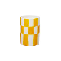 VASE 16 cm  - Orange/Weiß, Design, Keramik (11/16cm) - Ambia Home