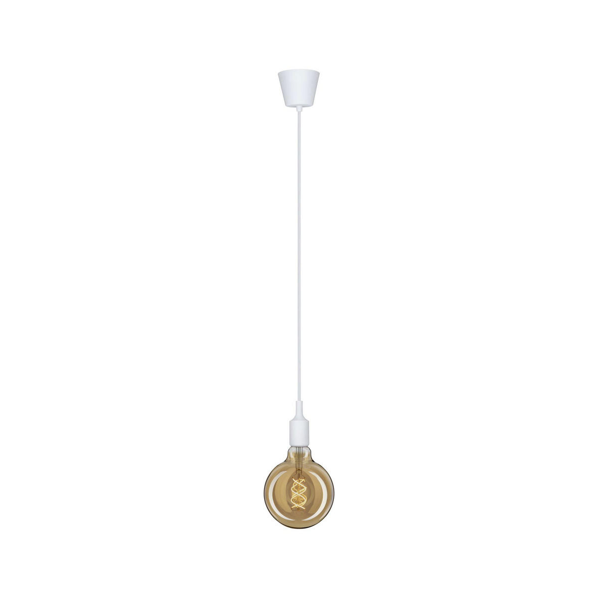 HÄNGELEUCHTE 9,2/200,0 cm   - Weiß, Basics, Kunststoff (9,2/200,0cm) - Paulmann