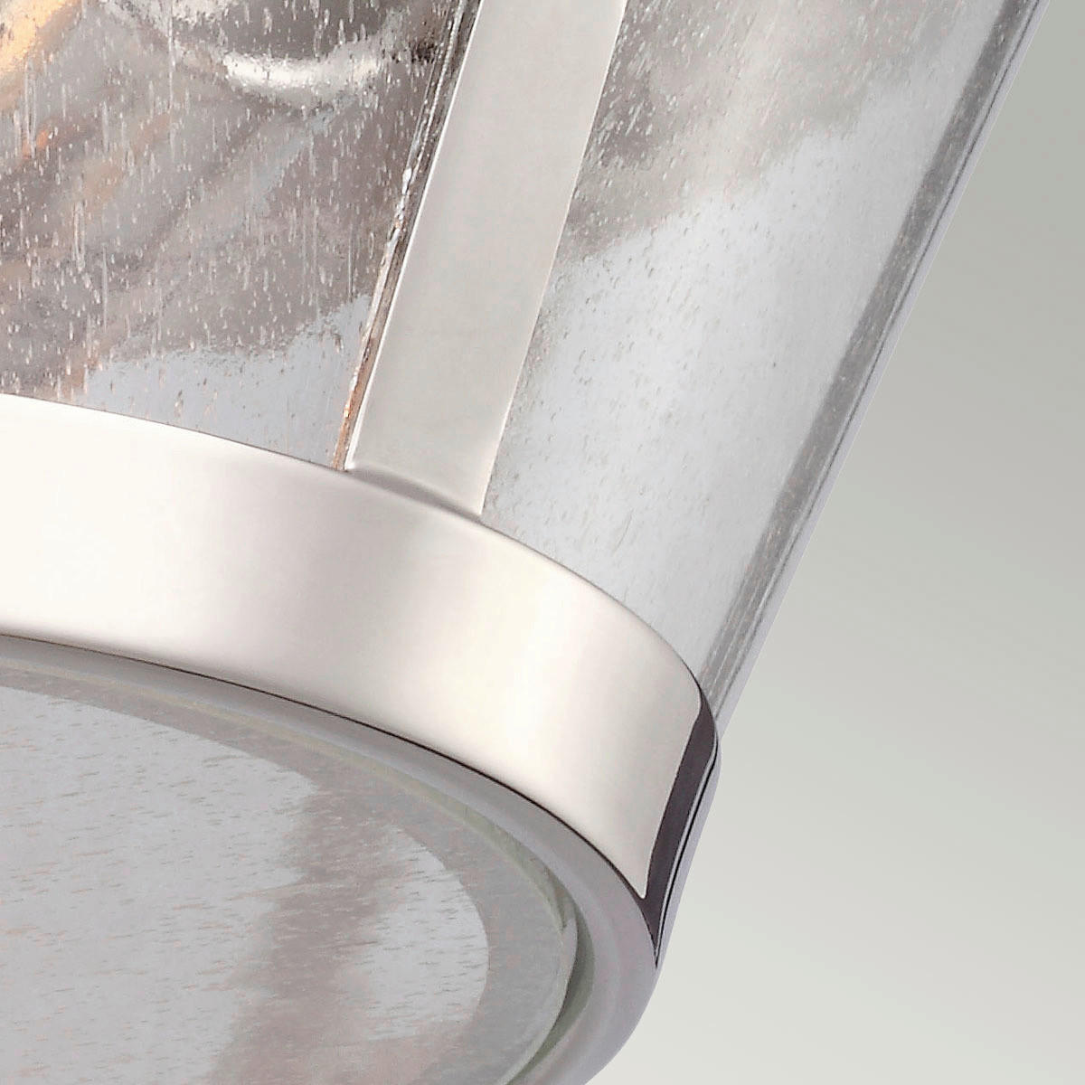 DECKENLEUCHTE  34.9/16.5 cm    - Nickelfarben, Basics, Metall (34.9/16.5cm) - Elstead Lighting