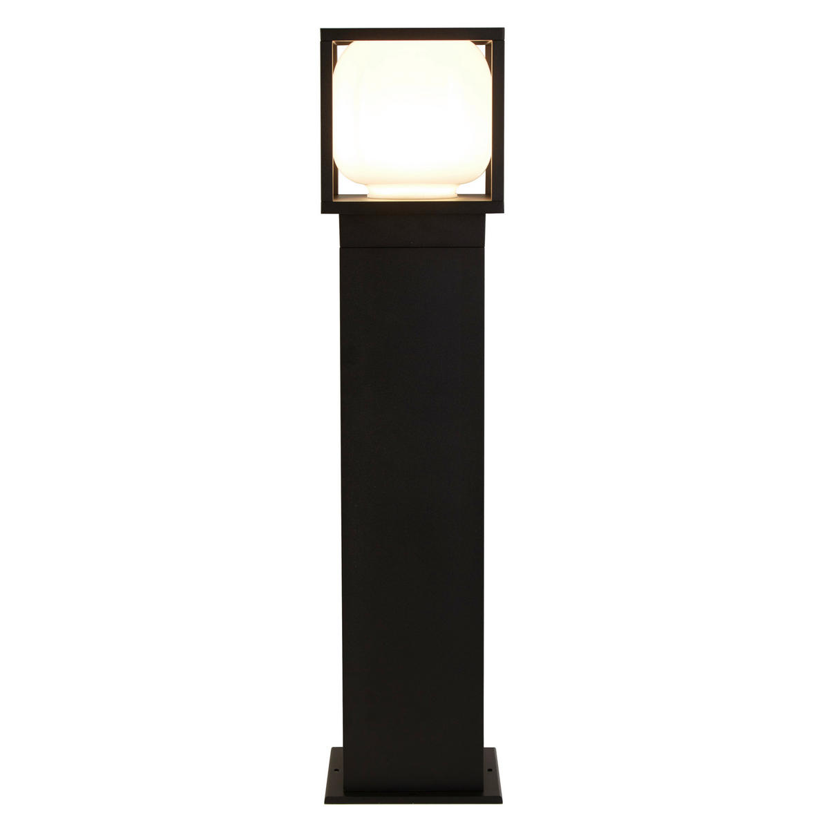 LED KÜLTÉRI LÁMPA - fekete/fehér, Basics, műanyag/fém (15/65cm)