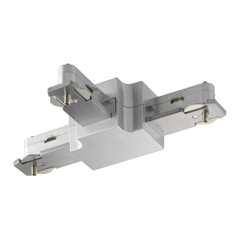 SCHIENENSYSTEM-VERBINDER - Nickelfarben, Basics, Metall (10,7/6,5/2,2cm) - Fischer & Honsel