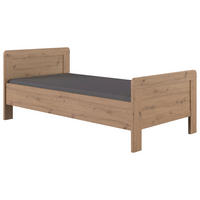 BETT 90/200 cm  in Eiche Artisan  - Eiche Artisan, KONVENTIONELL (90/200cm) - MID.YOU