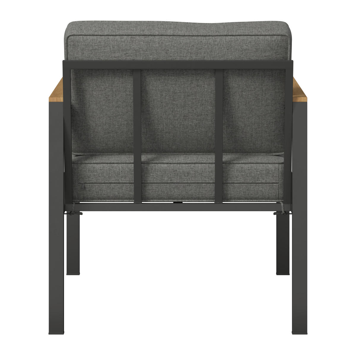 DINING-LOUNGESET   - Grau/Akaziefarben, Modern, Holz/Textil (260/205cm) - Ambia Garden