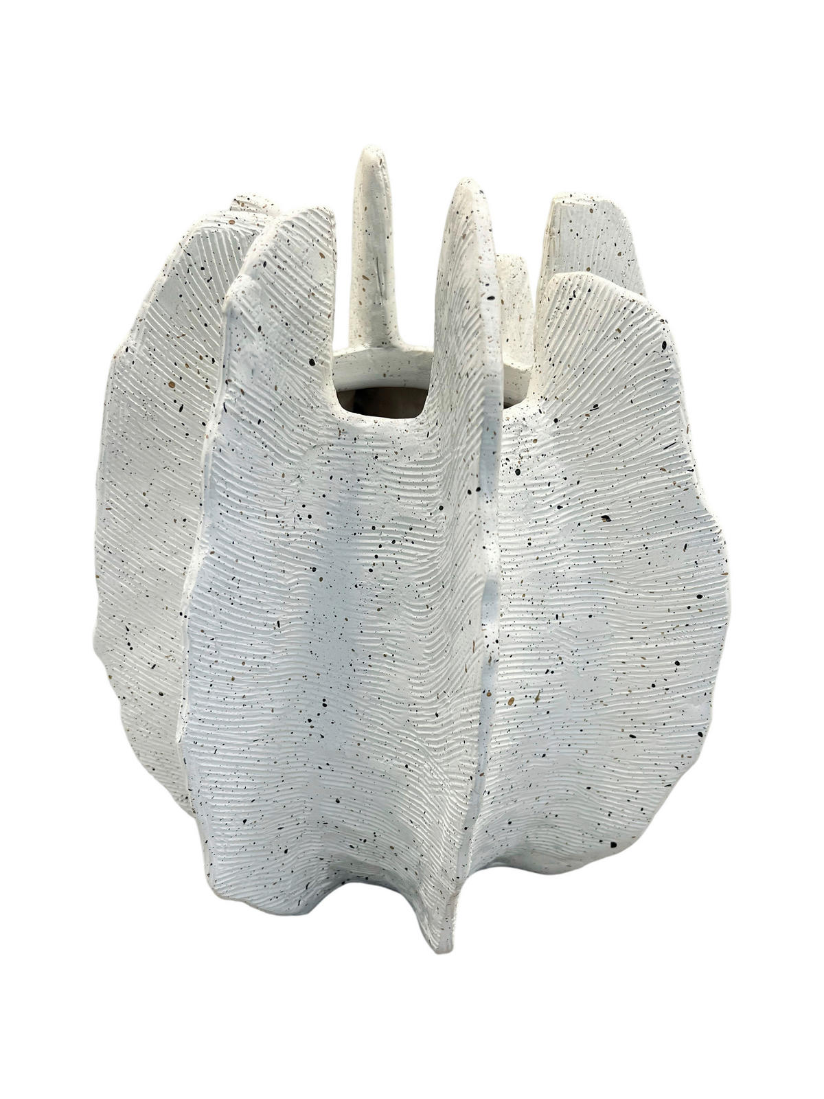 VAS 30 cm  - gråvit, Design, plast (26/30cm) - Ambia Home