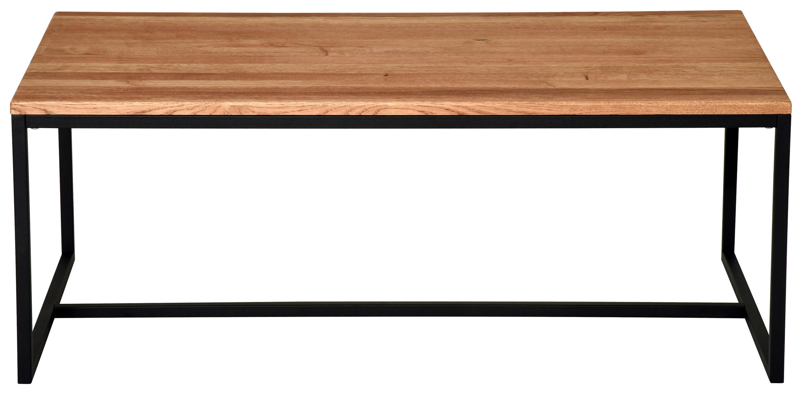 Couchtisch in Holz, Metall 110/60/40 cm