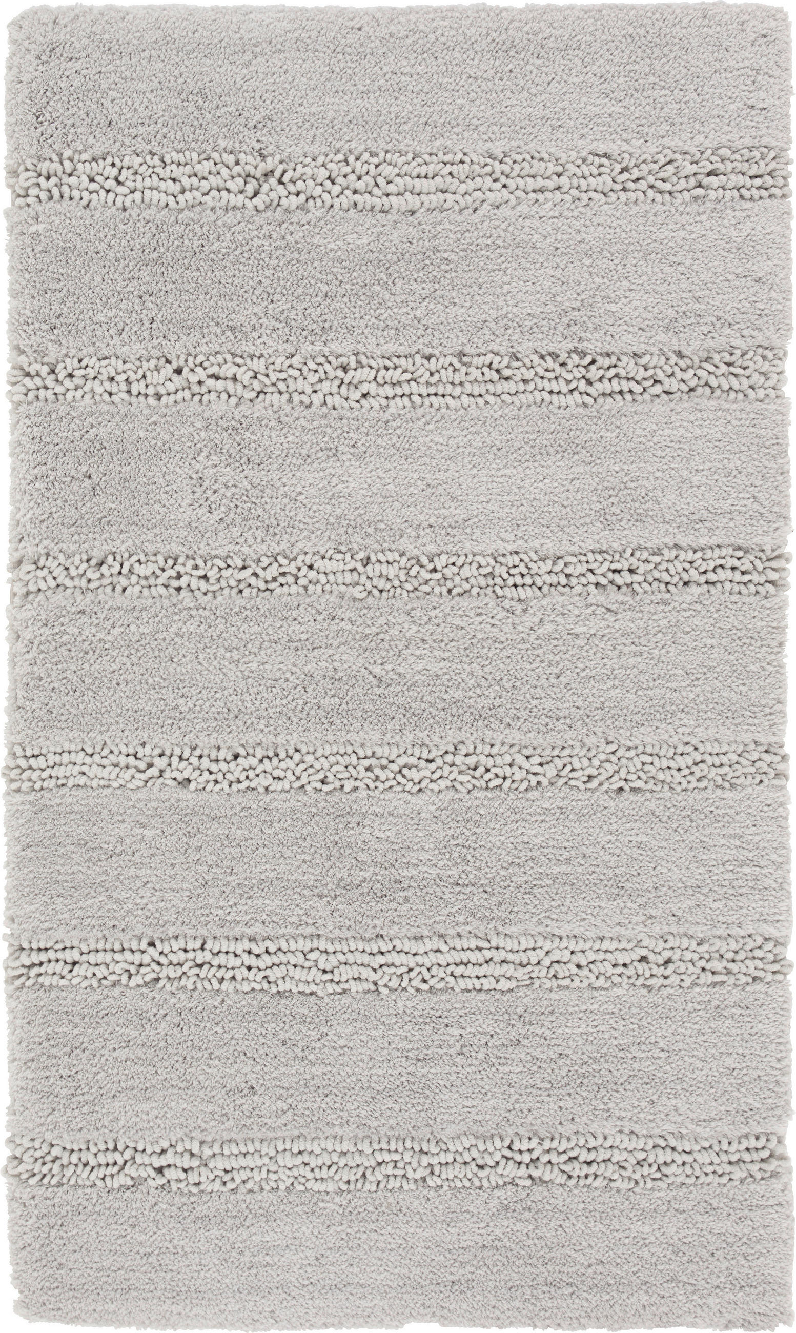 BADTEPPICH Grau 60/60 cm - Grau, Basics, Kunststoff/Textil (60/60cm) - Kleine Wolke