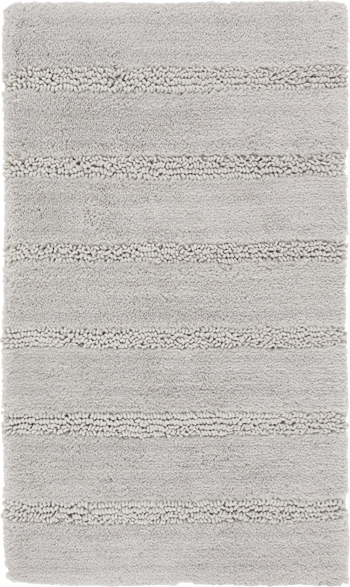 BADTEPPICH Grau 60/60 cm  - Grau, Basics, Kunststoff/Textil (60/60cm) - Kleine Wolke