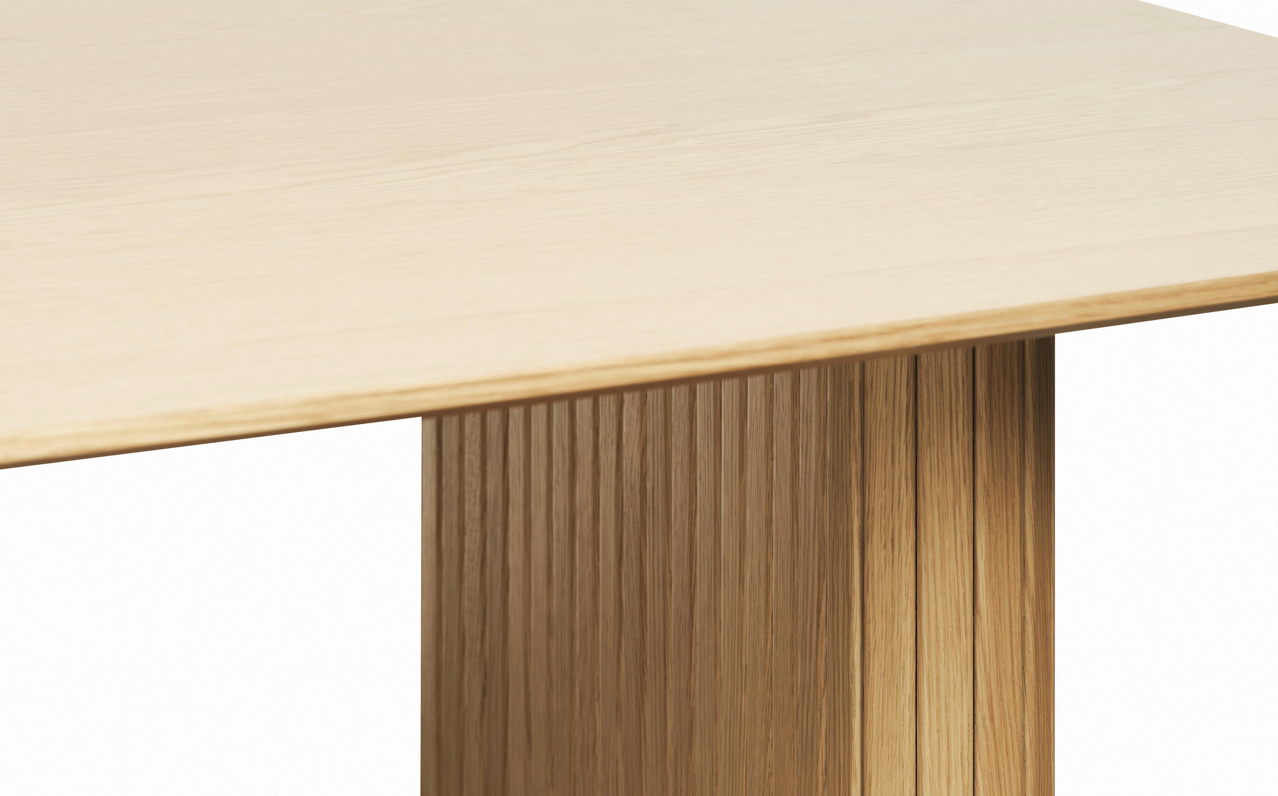 Thumbnail - home24 Esstisch, Eiche, Holzwerkstoff, furniert, bootsförmig, Säule, Wange, 100x75x190 cm, Variantenauswahl, Esszimmer, ...