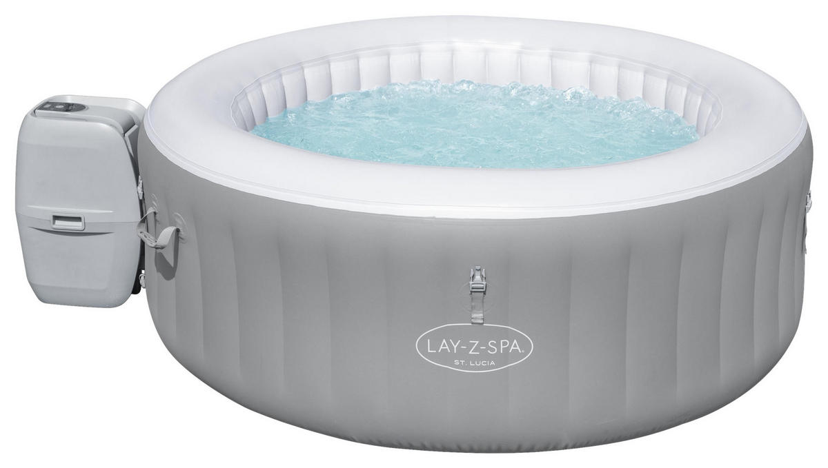 WHIRLPOOL ST. LUCIA 60037 170/66 cm  - Weiß/Grau, Trend, Kunststoff (170/66cm) - Bestway