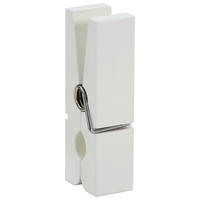 WANDHALTER  in Weiß  - Weiß, Design, Holz/Metall (7/5/20cm)