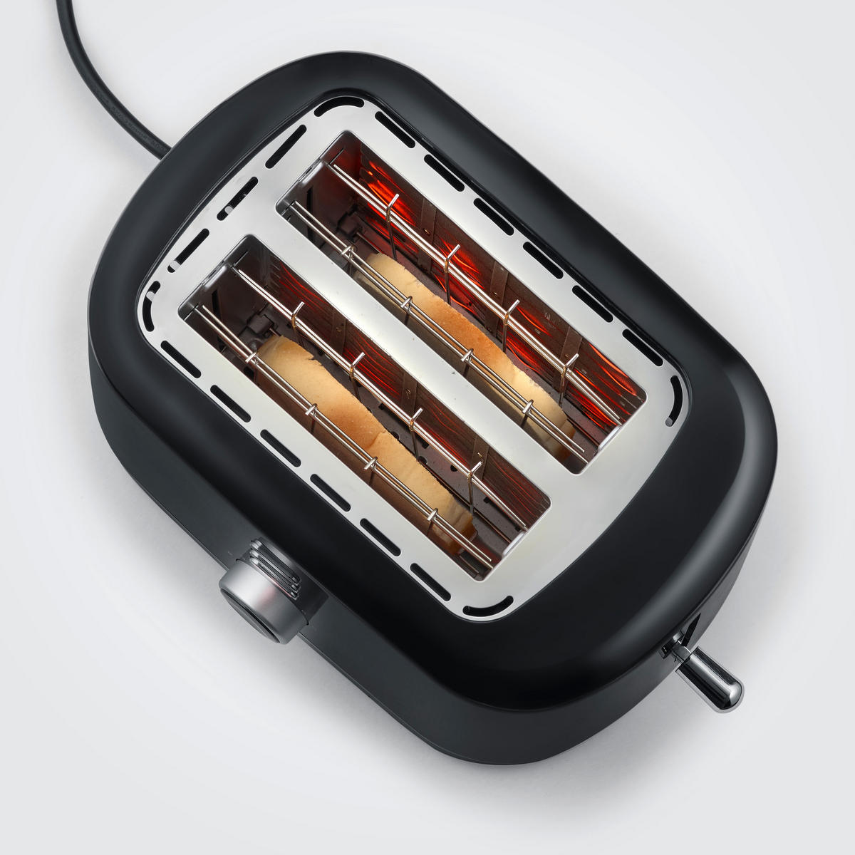 TOASTER  - Schwarz, Basics, Kunststoff (18,2/18,8/28cm) - Severin
