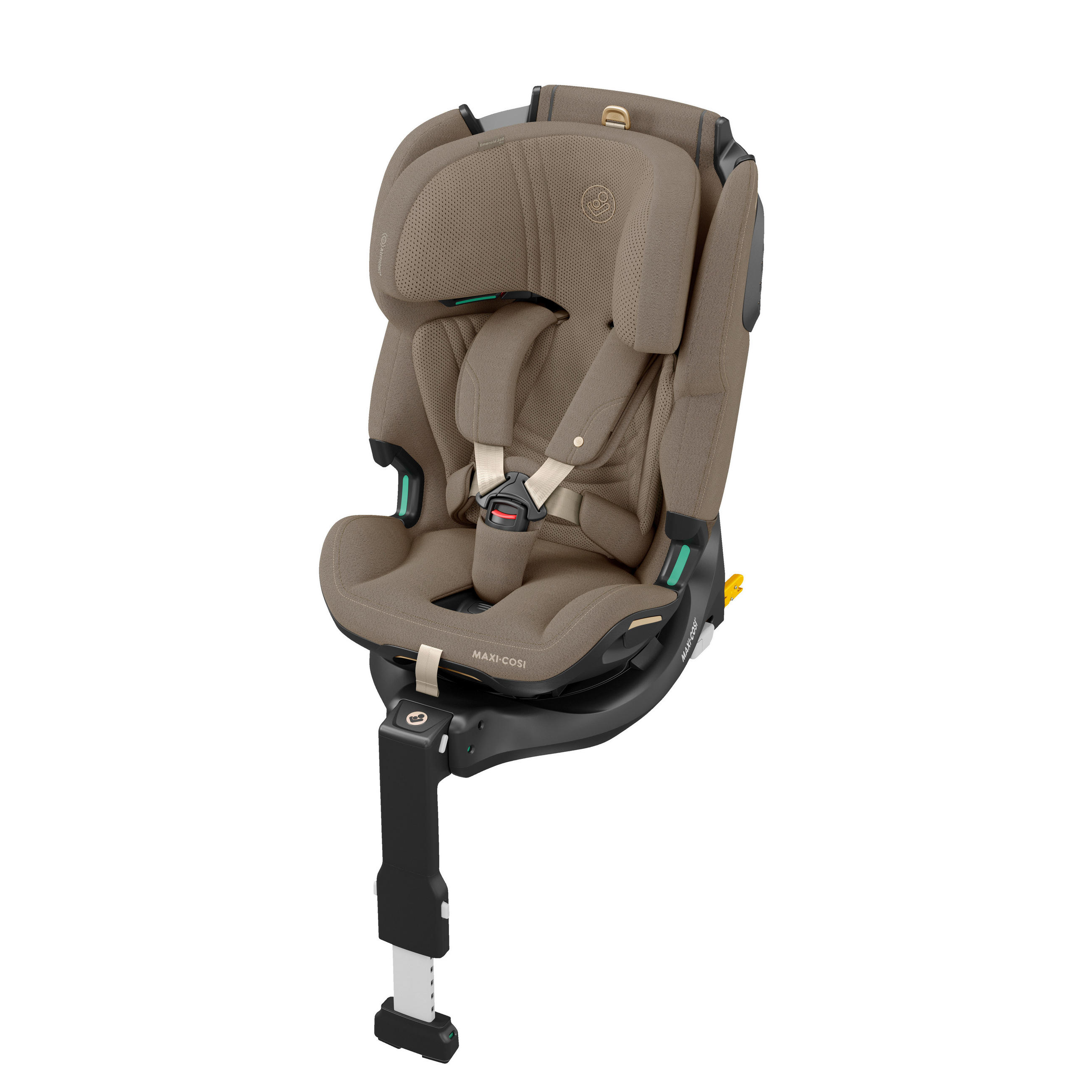 REBOARDER-KINDERSITZ Emerald 360 Pro  - Graubraun, Basics, Kunststoff/Textil (43/65/58cm) - Maxi-Cosi