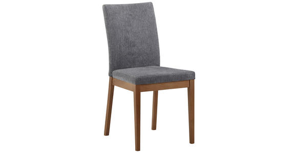 STUHL in Holz, Textil Grau, Eichefarben - Eichefarben/Grau, KONVENTIONELL, Holz/Textil (47/95/60cm) - Cantus