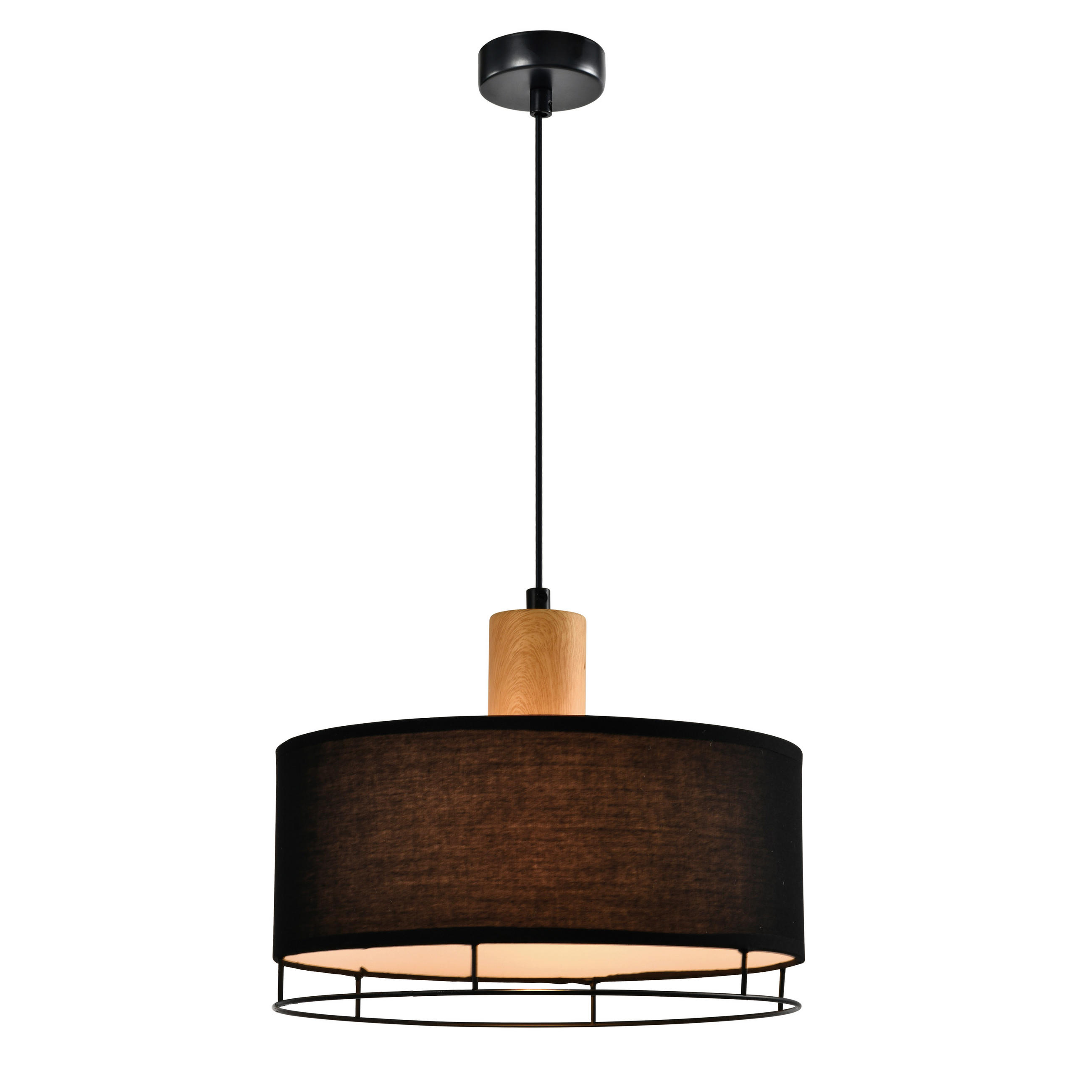 PENDELLAMPA Ardi 30/30/100 cm  - svart, Trend, metall/plast (30/30/100cm)